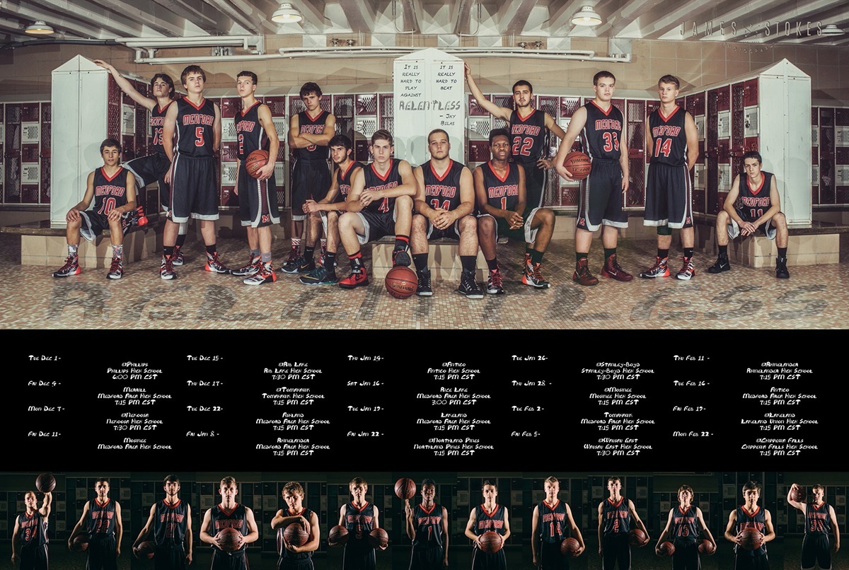 Medford Boys Basketball Poster 20152016James Stokes Photography