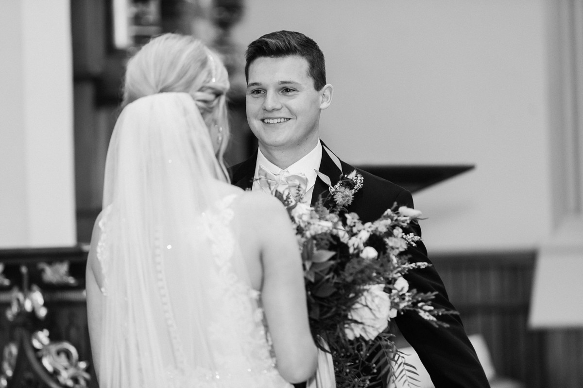 25 Wisconsin Classic Country Club Catholic Wedding James Stokes