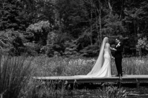 Couple getting married in Midwest Milwaukee, Wisconsin by photographers James and Katie Stokes.