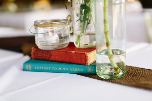 Mason Jar Photos at Wedding