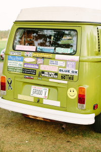 VW Bus Photo at wedding
