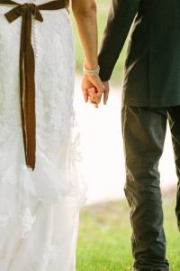 holding hand