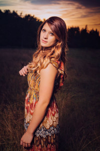 Fashion Senior Photos at Sunset Medford WI photographer