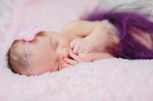 baby wearing tutu photo