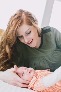 mom with baby photo
