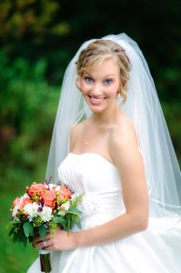 Ourdoor bridal photo