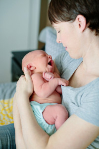 baby yawning photo