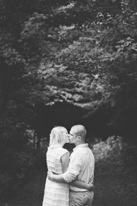 Woodsy Northwoods Engagement Photos
