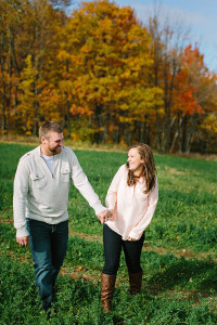 Rib Mountain Fall Engagement Photos Fall Color