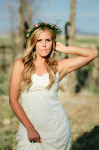 Wisconsin professional portrait photographer floral head piece emery county utah photographer