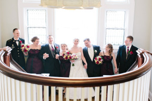 South Wood County Historical Museum bridal party photo