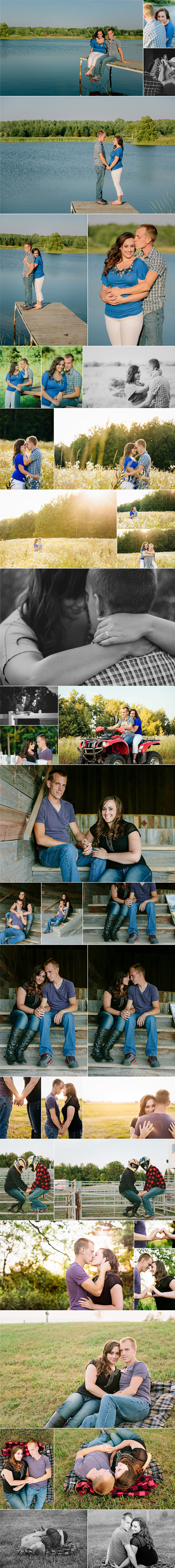 Northern Wisconsin Engagement Photos