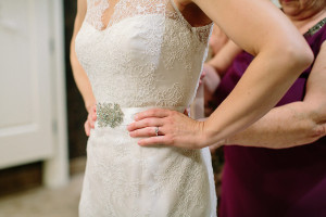 Vintage style dress with belt photo