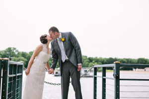 Bride and Groom wedding photos by Mississippi River Lacrosse WI