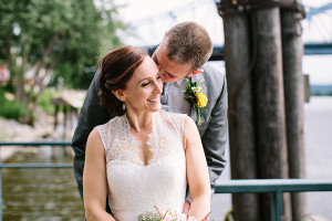 Bride and Groom wedding photos by Mississippi River Lacrosse WI
