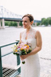 Bride and Groom wedding photos by Mississippi River Lacrosse WI