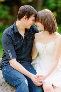 Cherokee Park Engagement Photos Colby WI
