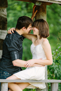 Rustic Outdoor Building Engagement Colby Wisconsin