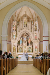 St. Peter's Catholic Church Wedding Stevens Point Wi