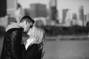 Chicago Skyline Engagement Photos