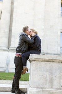 kissing engagement