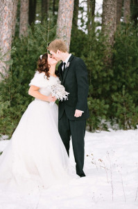 Winter Wonderland Wedding Photo