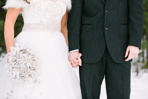 Winter Wonderland Wedding Photo