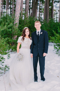 Winter Wonderland Wedding Photo