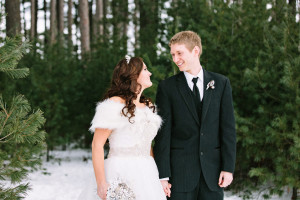 Winter Wonderland Wedding Photo