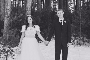 Winter Wonderland Wedding Photo