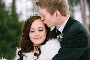 Winter Wonderland Wedding Photo