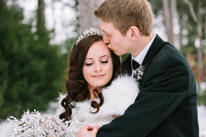 Winter Wonderland Wedding Photo