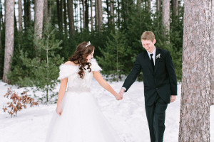 Winter Wonderland Wedding Photo