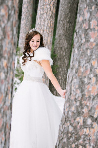 Wausau Winter Wonderland Wedding Photo