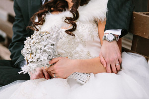 Winter Wonderland Wedding Photo