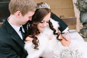 Winter Wonderland Wedding Photo