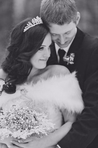 Winter Wonderland Wedding Photo