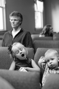 kids at wedding photo
