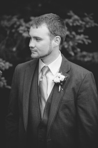 Groom Photo at Barn Wedding
