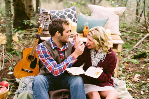 Rustic Fall outdoor Wisconsin Wedding