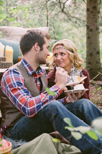 Rustic Fall outdoor Wisconsin Wedding
