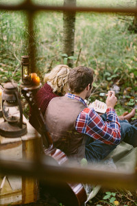 Rustic Fall outdoor Wisconsin Wedding