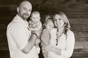 family photo sepia