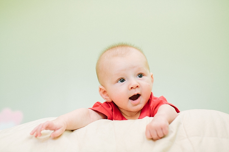 3 month old little boy photo