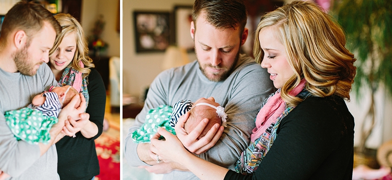 newborn in home family lifestyle session photo 