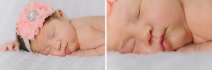 newborn baby photo on blanket