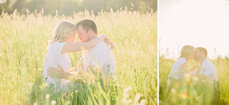 central wisconsin engagement photos at jordan park wi