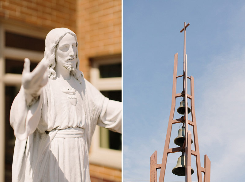 Holy Rosary Catholic Church Wedding Photo