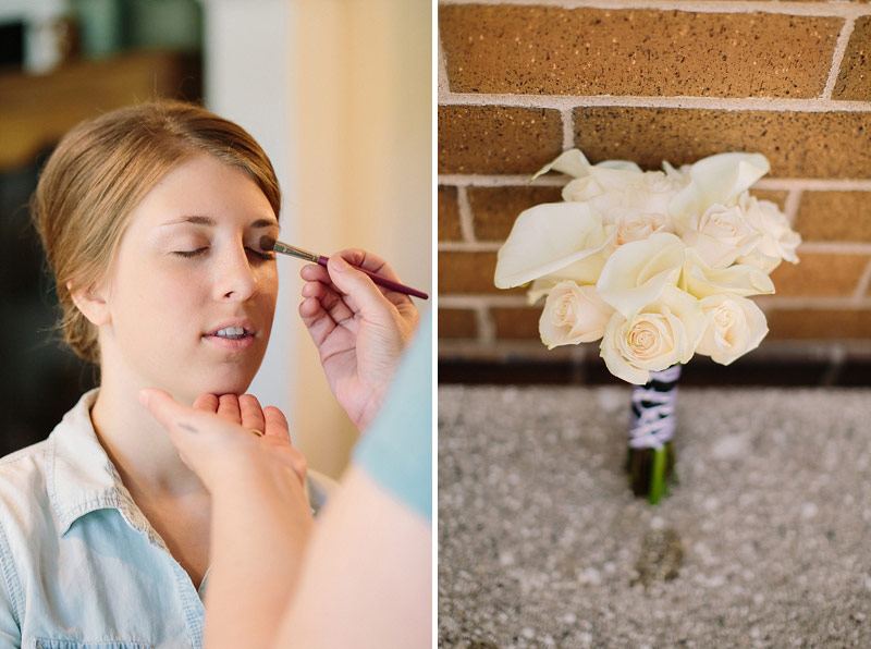 Getting ready northern wisconsin wedding photo