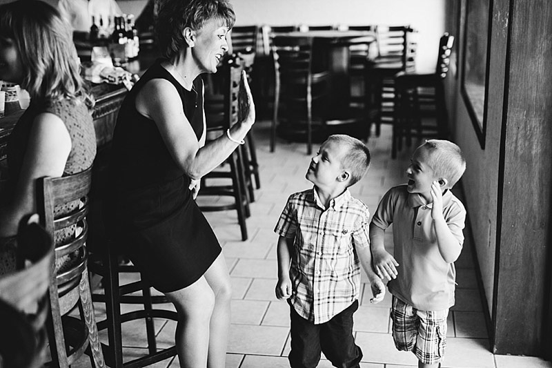 black and white wedding photo